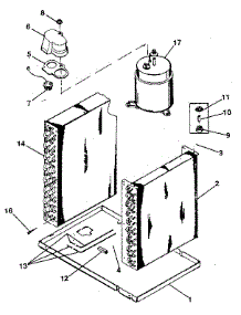 Unit parts for Kenmore Air Conditioner 253.8740664 (2538740664, 253 8740664) from AppliancePartsPros.com