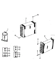 Unit Parts parts for Kenmore Heat Pump System 253.8740844 (2538740844, 253 8740844) from AppliancePartsPros.com