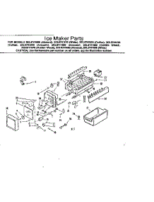 Ice Maker Parts parts for Kenmore Refrigerator 253.8741820 (2538741820, 253 8741820) from AppliancePartsPros.com