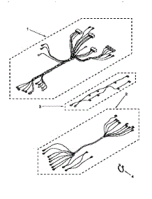 Wiring Harness parts for Kenmore Range 665.4579391 (6654579391, 665 4579391) from AppliancePartsPros.com