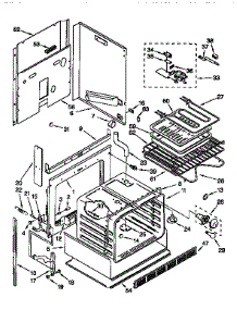 Oven parts for Kenmore Range 665.4579391 (6654579391, 665 4579391) from AppliancePartsPros.com