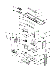 Interior And Ventilation parts for Kenmore Microwave 665.60609000 (66560609000, 665 60609000) from AppliancePartsPros.com