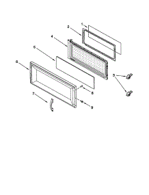 Door parts for Kenmore Microwave 665.60609000 (66560609000, 665 60609000) from AppliancePartsPros.com