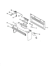 Cabinet And Installation parts for Kenmore Microwave 665.60632000 (66560632000, 665 60632000) from AppliancePartsPros.com