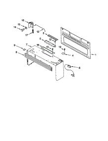 Cabinet And Installation parts for Kenmore Microwave 665.60689000 (66560689000, 665 60689000) from AppliancePartsPros.com