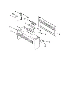 Cabinet And Installation parts for Kenmore Microwave 665.61601100 (66561601100, 665 61601100) from AppliancePartsPros.com