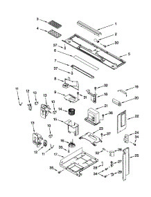 Interior And Ventilation parts for Kenmore Microwave 665.61609100 (66561609100, 665 61609100) from AppliancePartsPros.com