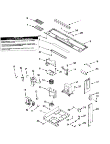 Interior And Ventilation parts for Kenmore Microwave 665.61619101 (66561619101, 665 61619101) from AppliancePartsPros.com
