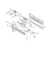 Cabinet And Installation parts for Kenmore Microwave 665.61632100 (66561632100, 665 61632100) from AppliancePartsPros.com
