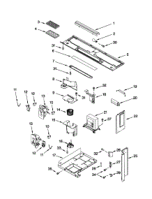 Interior And Ventilation parts for Kenmore Microwave 665.61632100 (66561632100, 665 61632100) from AppliancePartsPros.com