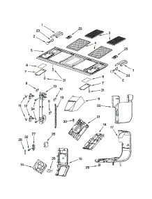 Interior And Ventilation parts for Kenmore Microwave 665.61652102 (66561652102, 665 61652102) from AppliancePartsPros.com
