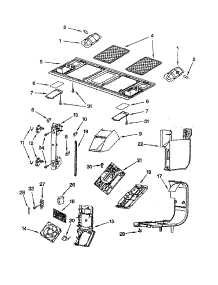 Interior And Ventilation parts for Kenmore Microwave 665.61683100 (66561683100, 665 61683100) from AppliancePartsPros.com