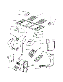 Interior And Ventilation parts for Kenmore Microwave 665.61683101 (66561683101, 665 61683101) from AppliancePartsPros.com