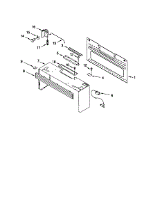 Cabinet And Installation parts for Kenmore Microwave 665.61709100 (66561709100, 665 61709100) from AppliancePartsPros.com