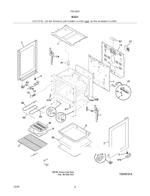 Body parts for Kenmore Range 790.90832604 (79090832604, 790 90832604) from AppliancePartsPros.com