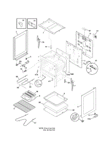 Body parts for Kenmore Range 790.90834606 (79090834606, 790 90834606) from AppliancePartsPros.com