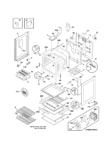 Body parts for Kenmore Range 790.92709010 (79092709010, 790 92709010) from AppliancePartsPros.com