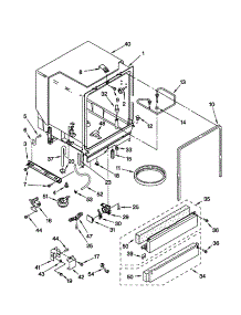 Tub Assembly parts for Kenmore Dishwasher 665.17779992 (66517779992, 665 17779992) from AppliancePartsPros.com