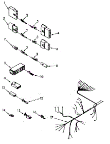 Wiring Harness parts for Kenmore Dishwasher 665.1778580 (6651778580, 665 1778580) from AppliancePartsPros.com