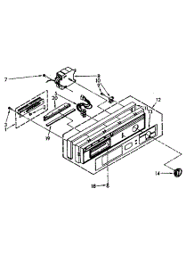 Control Panel parts for Kenmore Dishwasher 665.1778580 (6651778580, 665 1778580) from AppliancePartsPros.com