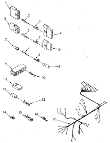 Wiring Harness parts for Kenmore Dishwasher 665.1778582 (6651778582, 665 1778582) from AppliancePartsPros.com