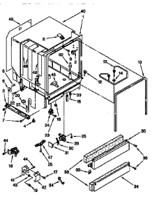 Tub Assembly parts for Kenmore Dishwasher 665.17791790 (66517791790, 665 17791790) from AppliancePartsPros.com