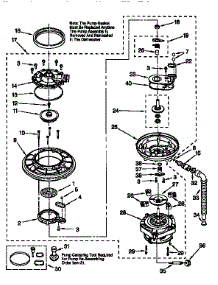 Pump And Motor parts for Kenmore Dishwasher 665.17795790 (66517795790, 665 17795790) from AppliancePartsPros.com