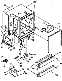 Tub Assembly parts for Kenmore Dishwasher 665.17795790 (66517795790, 665 17795790) from AppliancePartsPros.com