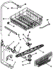 Upper Dishrack And Water Feed