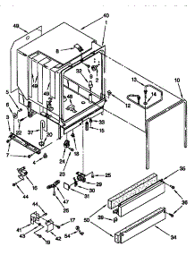 Tub Assembly parts for Kenmore Dishwasher 665.17795791 (66517795791, 665 17795791) from AppliancePartsPros.com