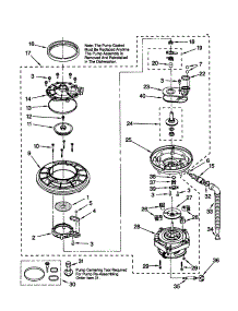 Pump And Motor parts for Kenmore Dishwasher 665.17795792 (66517795792, 665 17795792) from AppliancePartsPros.com