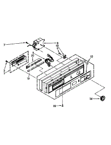 Control Panel parts for Kenmore Dishwasher 665.1779580 (6651779580, 665 1779580) from AppliancePartsPros.com