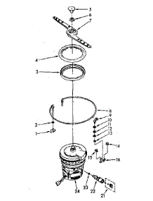 Heater, Pump And Lower Sprayarm Parts parts for Kenmore Dishwasher 665.1779581 (6651779581, 665 1779581) from AppliancePartsPros.com
