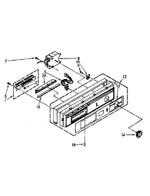 Control Panel Parts parts for Kenmore Dishwasher 665.1779581 (6651779581, 665 1779581) from AppliancePartsPros.com
