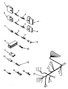 Wiring Harness Parts parts for Kenmore Dishwasher 665.1779581 (6651779581, 665 1779581) from AppliancePartsPros.com