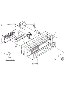 Control Panel parts for Kenmore Dishwasher 665.1779583 (6651779583, 665 1779583) from AppliancePartsPros.com
