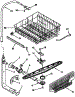 Upper Dishrack And Water Feed