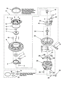 Pump And Motor Parts parts for Kenmore Dishwasher 665.17827000 (66517827000, 665 17827000) from AppliancePartsPros.com