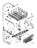 Upper Dishrack And Water Feed