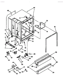 Tub Assembly parts for Kenmore Dishwasher 665.17839790 (66517839790, 665 17839790) from AppliancePartsPros.com