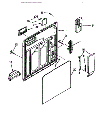 Inner Door parts for Kenmore Dishwasher 665.17839790 (66517839790, 665 17839790) from AppliancePartsPros.com