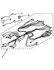 Wiring Harness parts for Kenmore Wall Oven 665.4098450 (6654098450, 665 4098450) from AppliancePartsPros.com