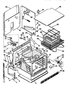 Oven parts for Kenmore Wall Oven 665.4098452 (6654098452, 665 4098452) from AppliancePartsPros.com