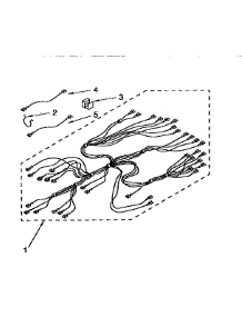 Wiring Harness parts for Kenmore Wall Oven 665.4098452 (6654098452, 665 4098452) from AppliancePartsPros.com