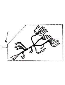 Wiring Harness Parts parts for Kenmore Range 665.4098890 (6654098890, 665 4098890) from AppliancePartsPros.com