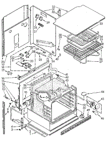 Oven parts for Kenmore Wall Oven 665.4098912 (6654098912, 665 4098912) from AppliancePartsPros.com