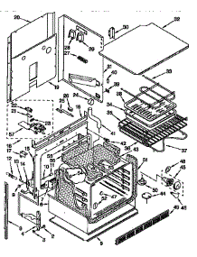 Oven Parts parts for Kenmore Range 665.4098915 (6654098915, 665 4098915) from AppliancePartsPros.com