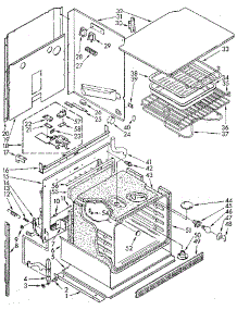 Oven parts for Kenmore Wall Oven 665.4098991 (6654098991, 665 4098991) from AppliancePartsPros.com