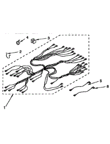 Wiring Harness Parts parts for Kenmore Range 665.4098995 (6654098995, 665 4098995) from AppliancePartsPros.com