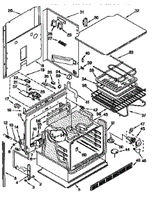 Oven parts for Kenmore Range 665.4098996 (6654098996, 665 4098996) from AppliancePartsPros.com